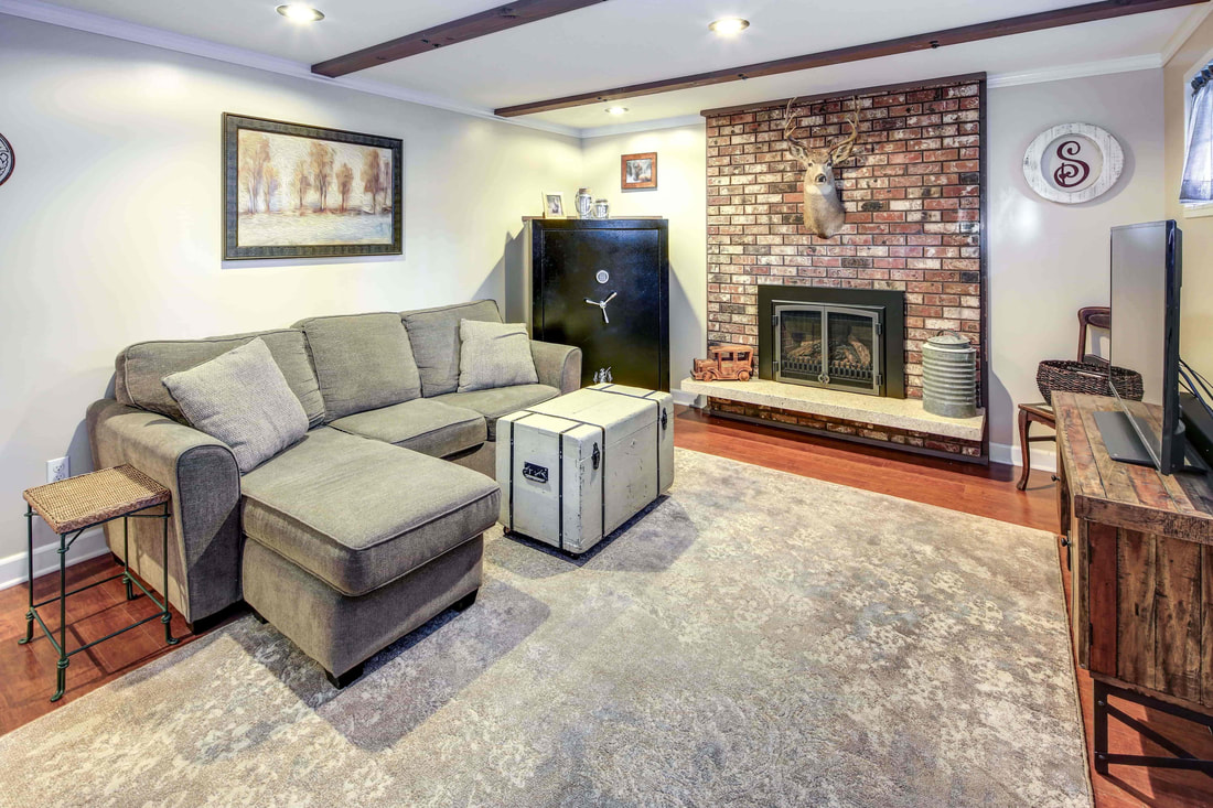 After the basement renovation was performed, this basement was transformed into an income suite.