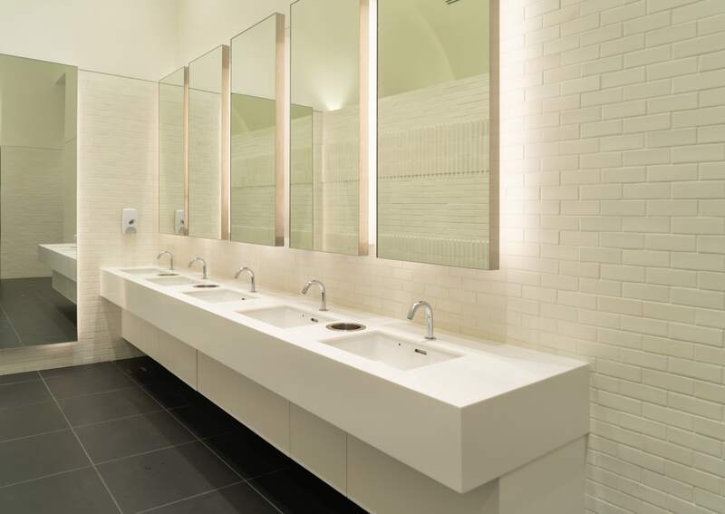 Our team finished a commercial bathroom renovation for a commercial client based in Coquitlam.